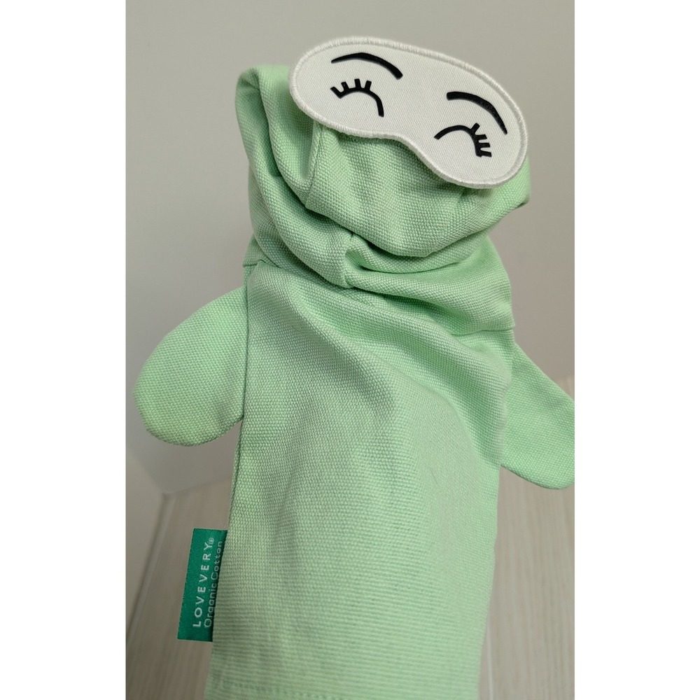 Lovevery feelings Hand Puppet Green only one set of Eyes